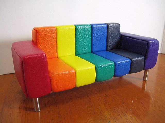 Seeds of Design Influences: Rainbow Sofa