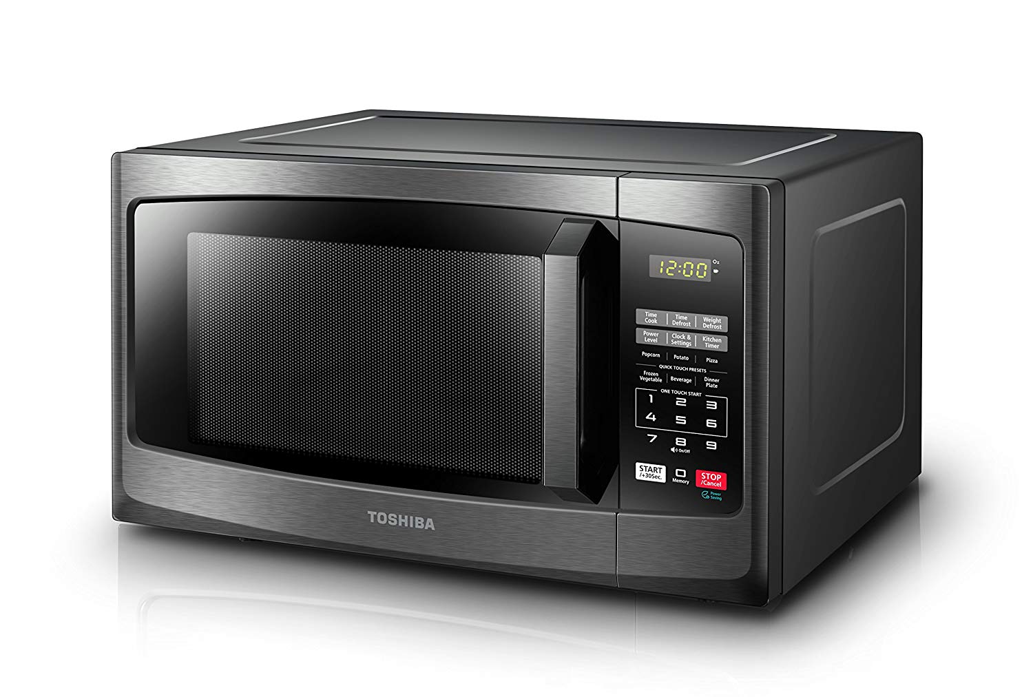 Healthy Toshiba Microwave Oven with Sound On/Off ECO Mode and LED Lighting