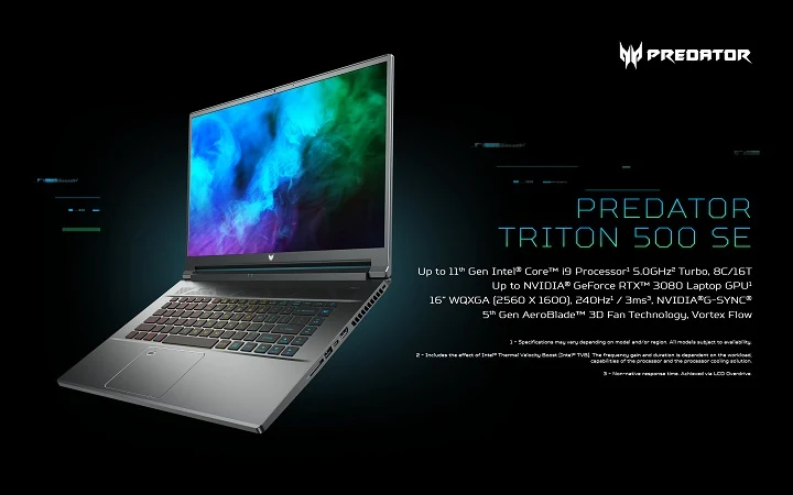 Acer Launches Predator Triton and Helios Series Gaming Notebooks