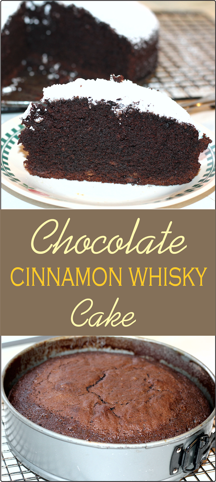 Cooking With Mary and Friends Chocolate Cinnamon Whisky Cake