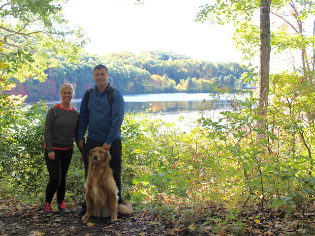 Hiking the Pequot Trails with your dog Lantern Hill Pond #walktober
