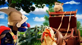 Sesame Street Episode 4313 The Very End of X season 43, Horse, chicken, pig, Super Grover 2.0 The Cart Before the Horse