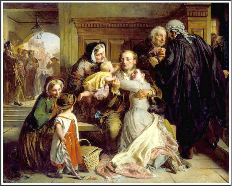 Non Stop Qui Est Le Coupable Mes Images: Tableau - Non coupable (L’Acquittement) - 1857- Abraham
