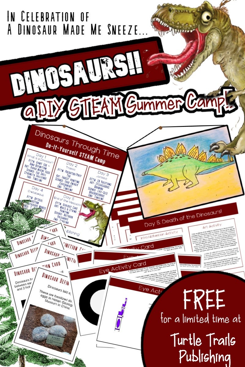 FREE DIY Dinosaur STEAM Summer Camp!! Teaching Without Chairs