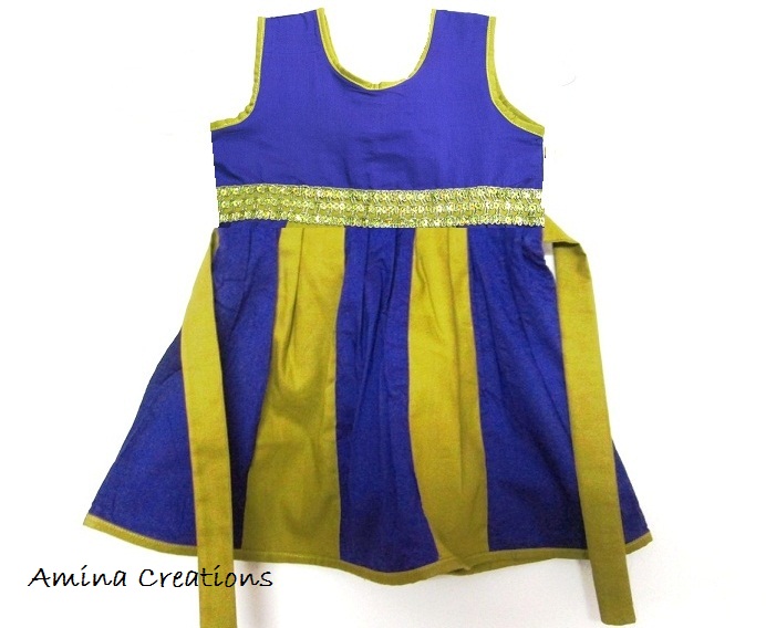 AMINA CREATIONS: HOW TO STITCH A FROCK WITH PANELS