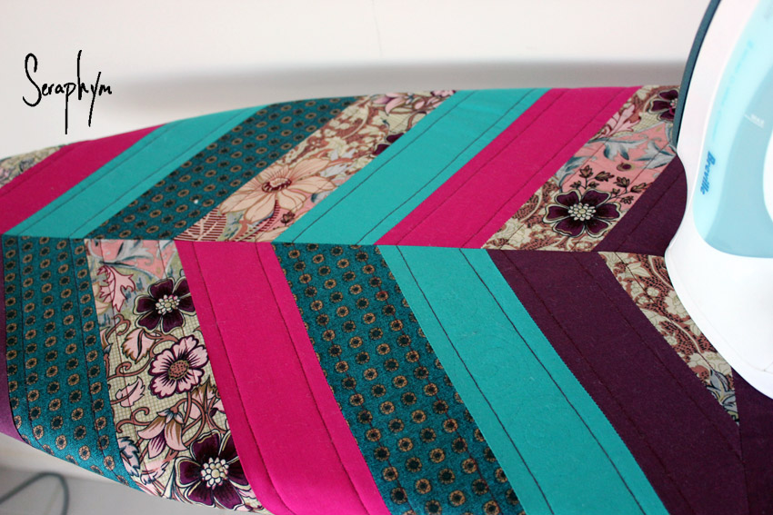 Ironing board cover is done!