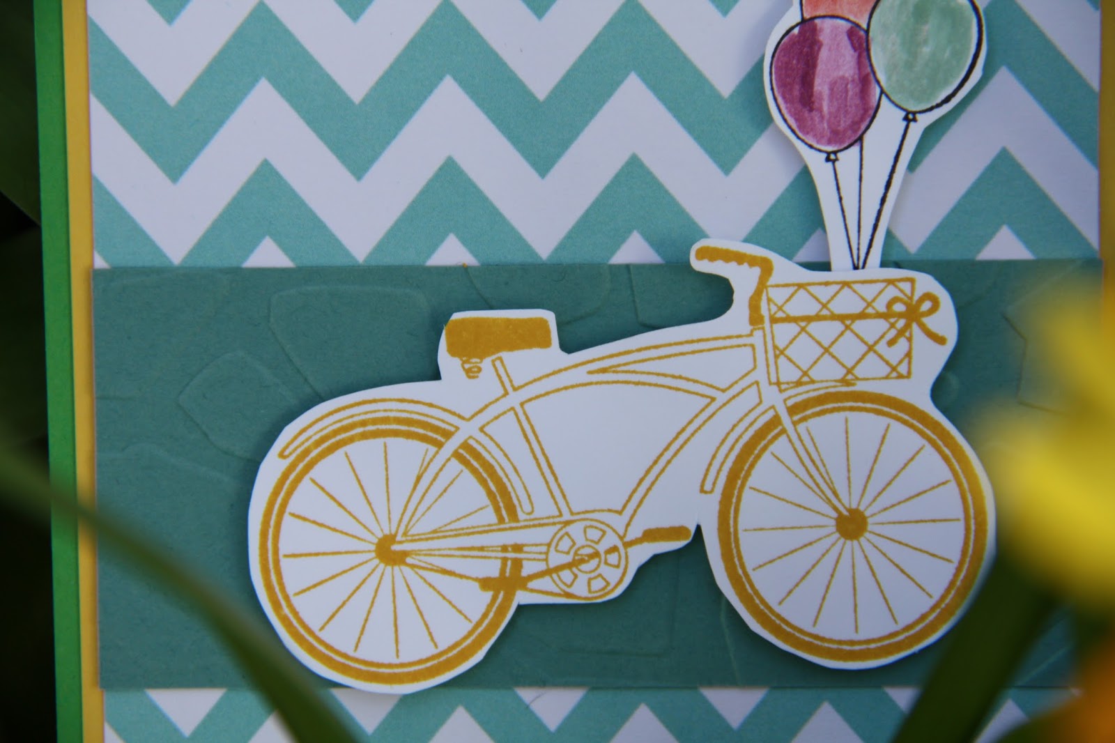 derstempelvogel: Karte mit Fahrrad / Card with Bike