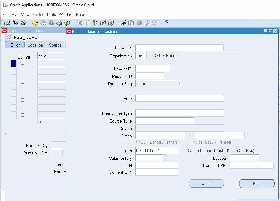 The Shipping Transaction Form, the delivery detail line status shows as