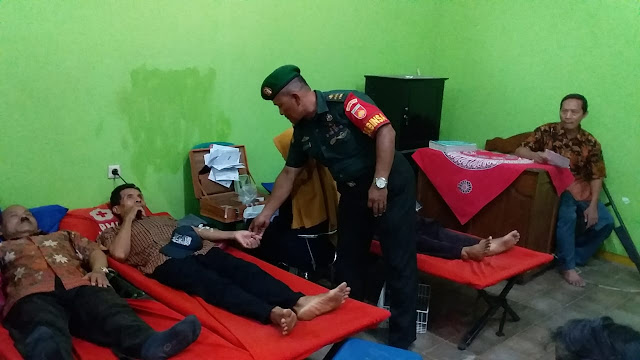 Donor Darah, Ini Pesan Babinsa Kragilan