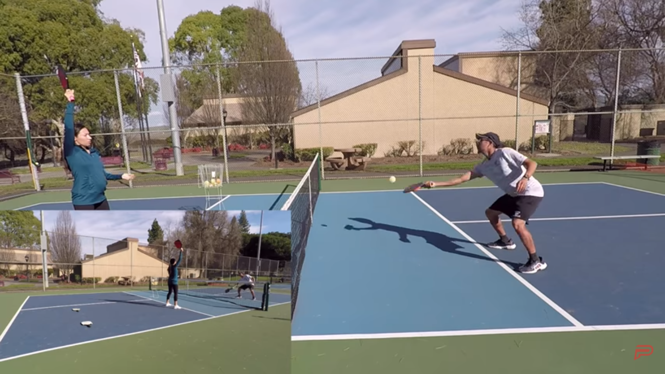 A Pickleball Life Offensive Volley Lob