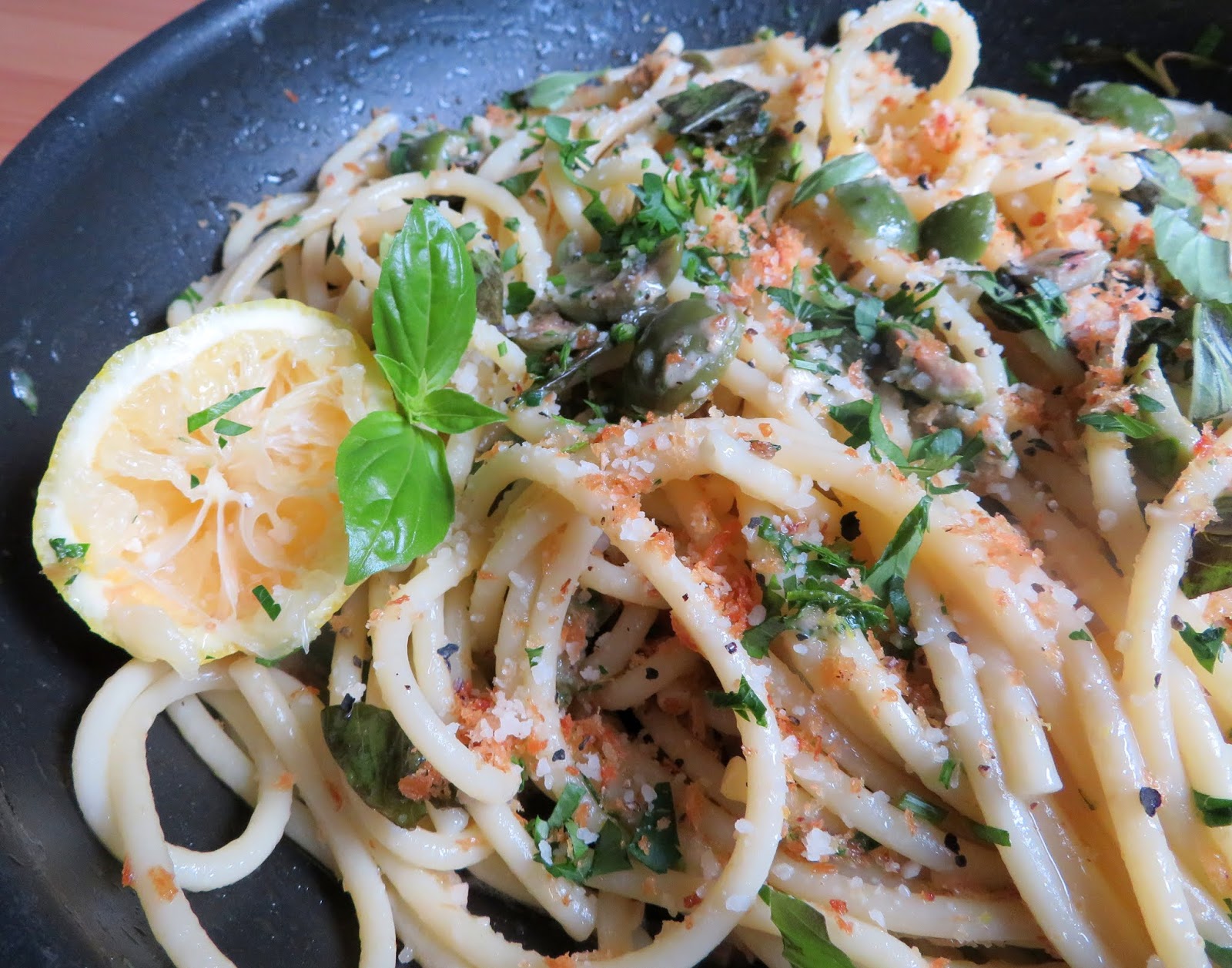 Lemon & Green Olive Pasta The English Kitchen
