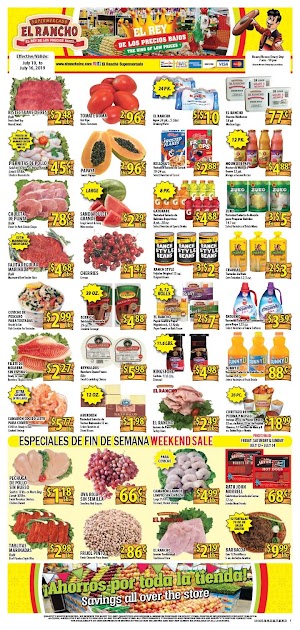 El Rancho Weekly Specials July 17 - July 23, 2019