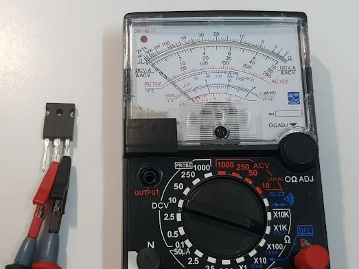 Test  IGBT   with multimeter