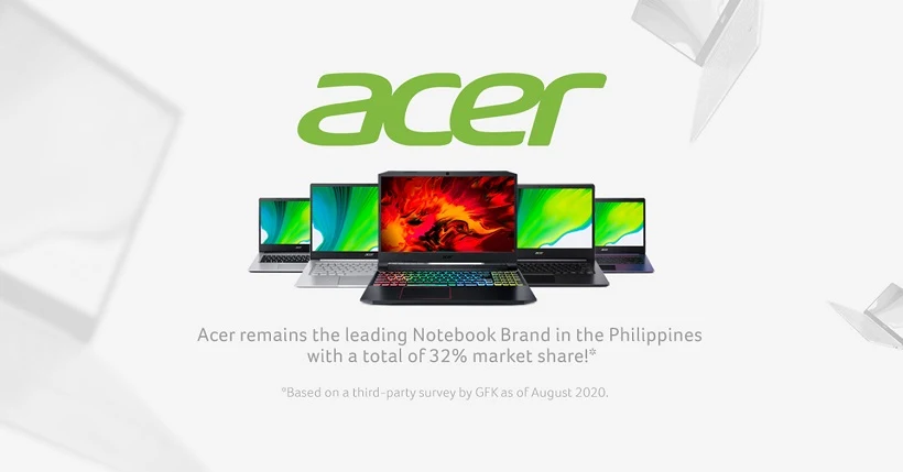 Acer is still the number 1 laptop brand in the Philippines