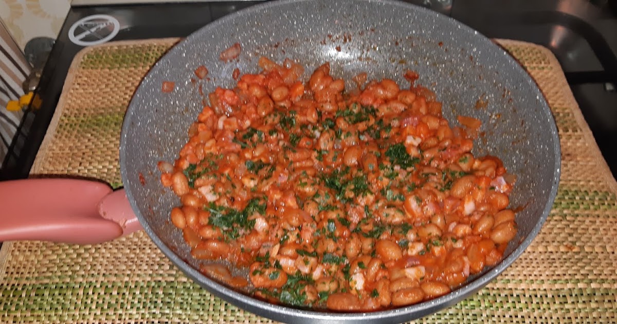 Futomel Ricetta Fagioli con pancetta in padella
