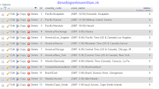 List of Timezone GMT Database Query Mysql List of Timezone GMT Database Query Mysql