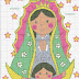 Virgen Guadalupe plis punto de cruz