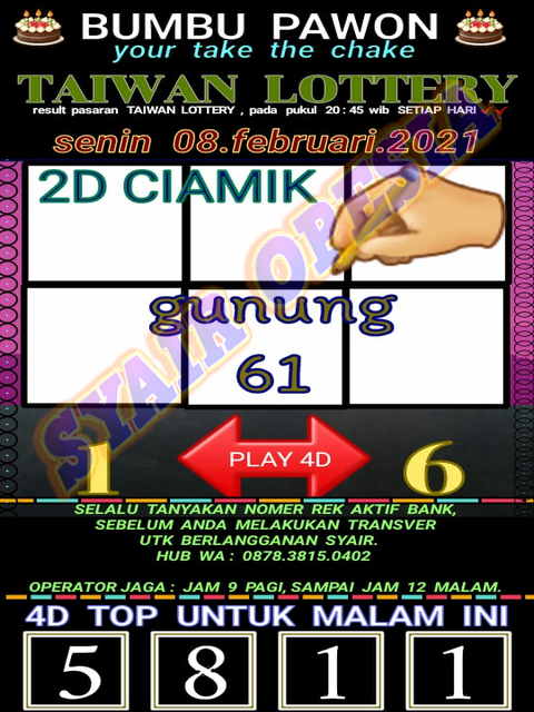 Kode Syair Eyang Bara Golek Upo Gazzz