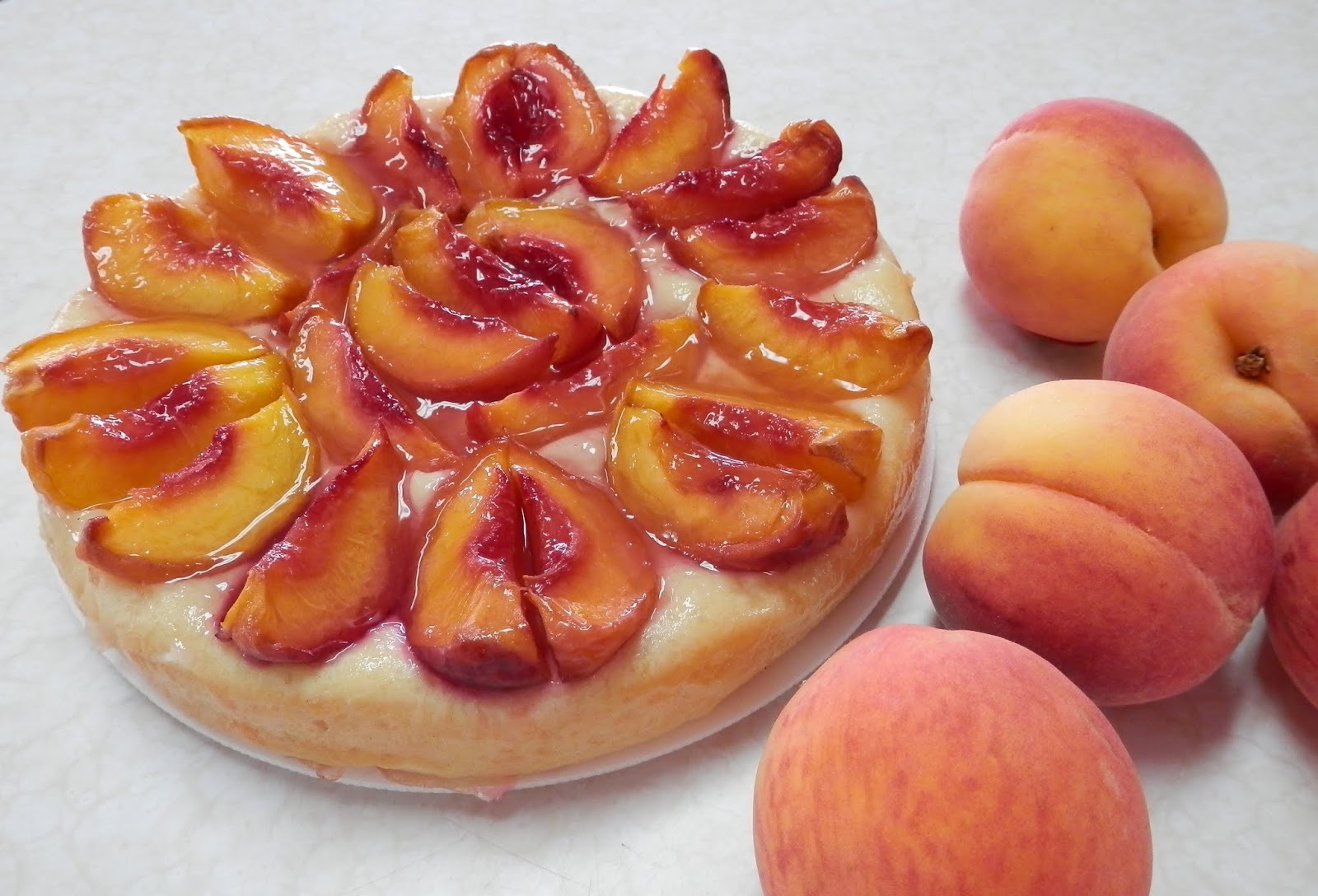 Haegele's Bakery, Philadelphia German Bakery Fresh Peach Cake Season