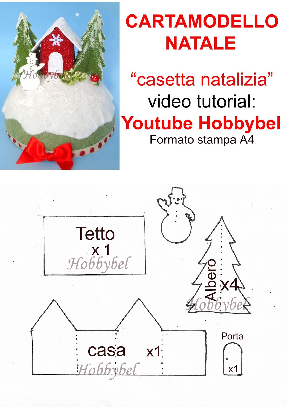 Decorazioni Natalizie Youtube.Hobbybel Blog Youtube