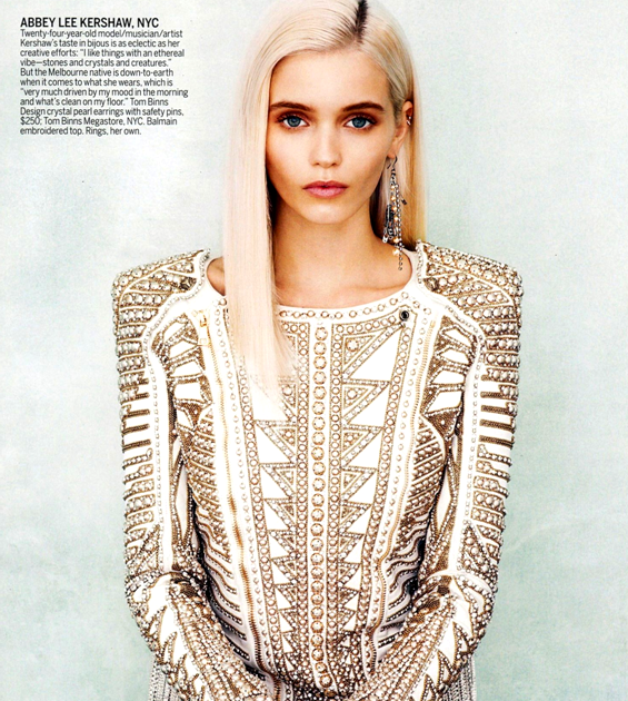 ♥♥♥ Abbey Lee Kershaw by Norman Jean Roy for Vogue US January 2012 in ...