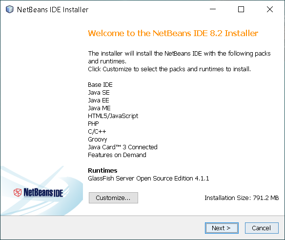 Step 1 - Install NetBeans 8.2 on Windows