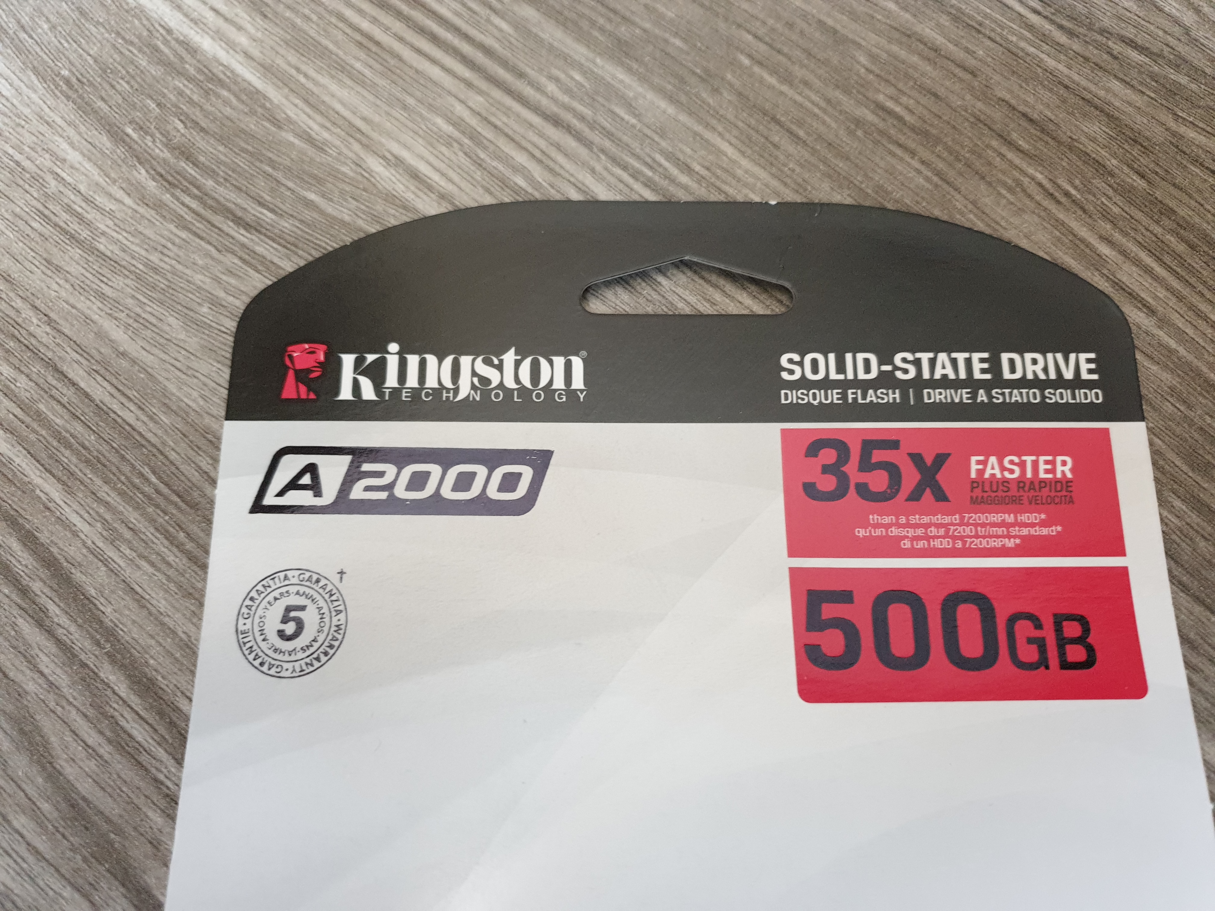 Kingston A2000 NVMe M2 SSD consumer opinion