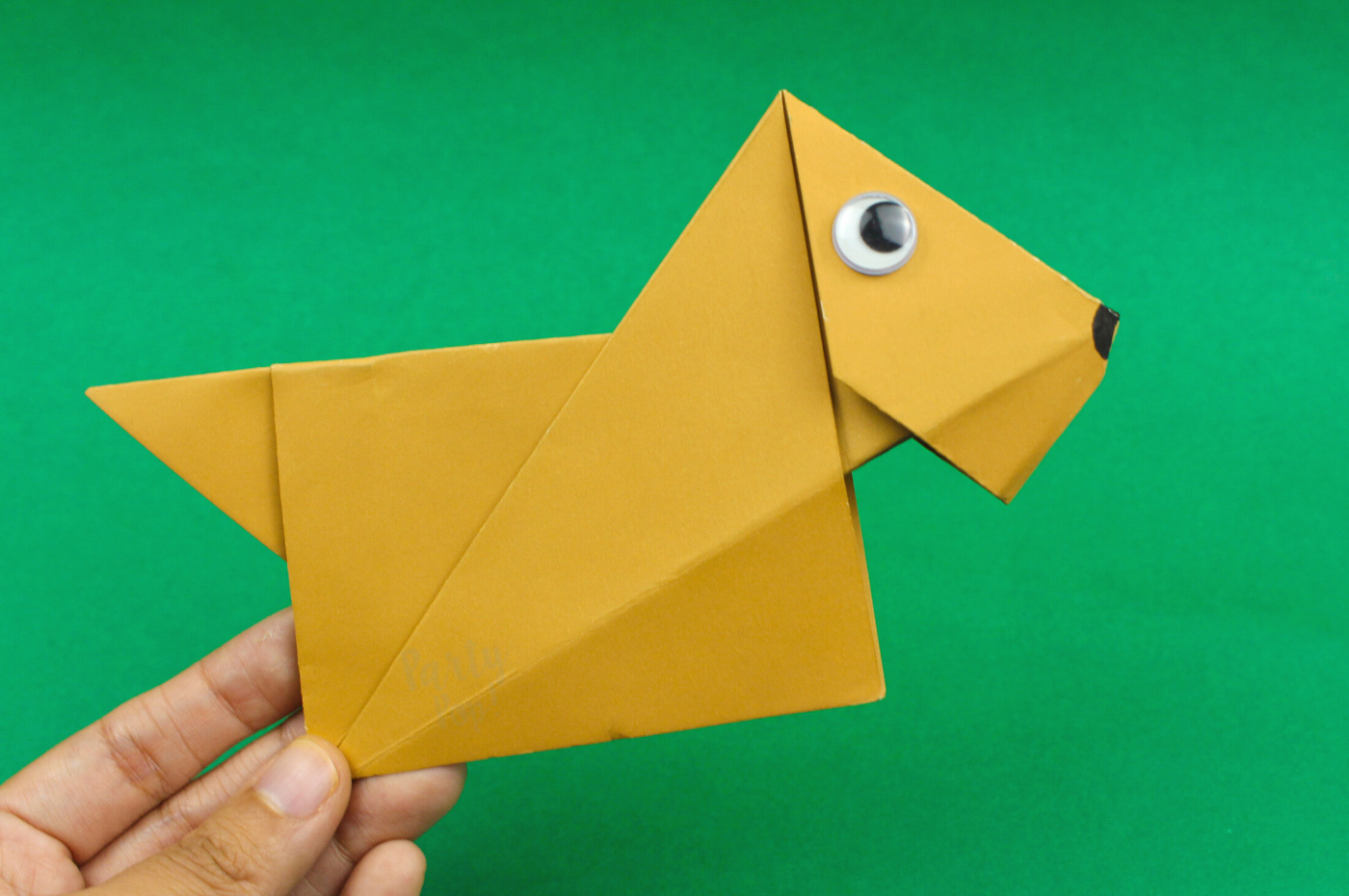 estornudar algas marinas por qué Cómo hacer un perro de papel - Origami | PartyPop DIY