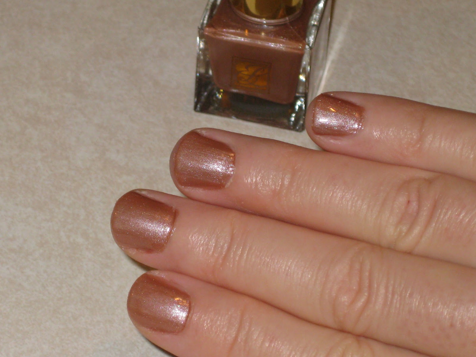 Estee Lauder Pure Color Nail Lacquer in Rose Gold - wide 5
