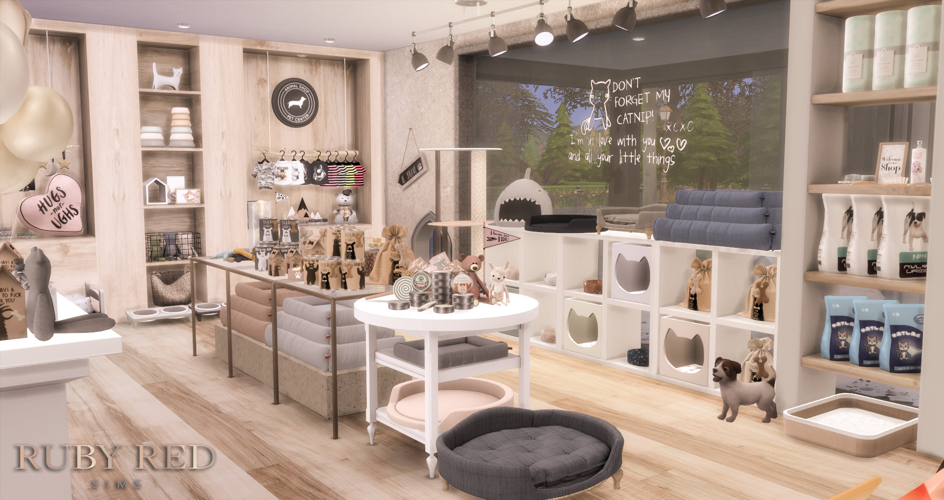 February S4 Vet Clinic and Pet Shop 動物醫院與寵物店 [Ruby Red Sims]