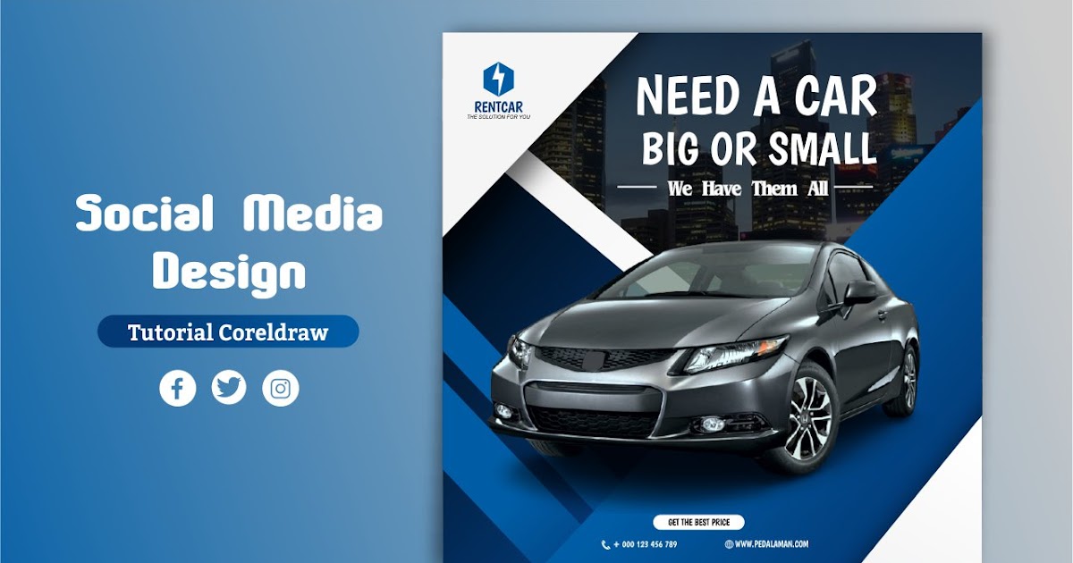 Membuat Brosur Rental Mobil Di Coreldraw Tutorial Coreldraw Desain Grafis Pedalaman Com