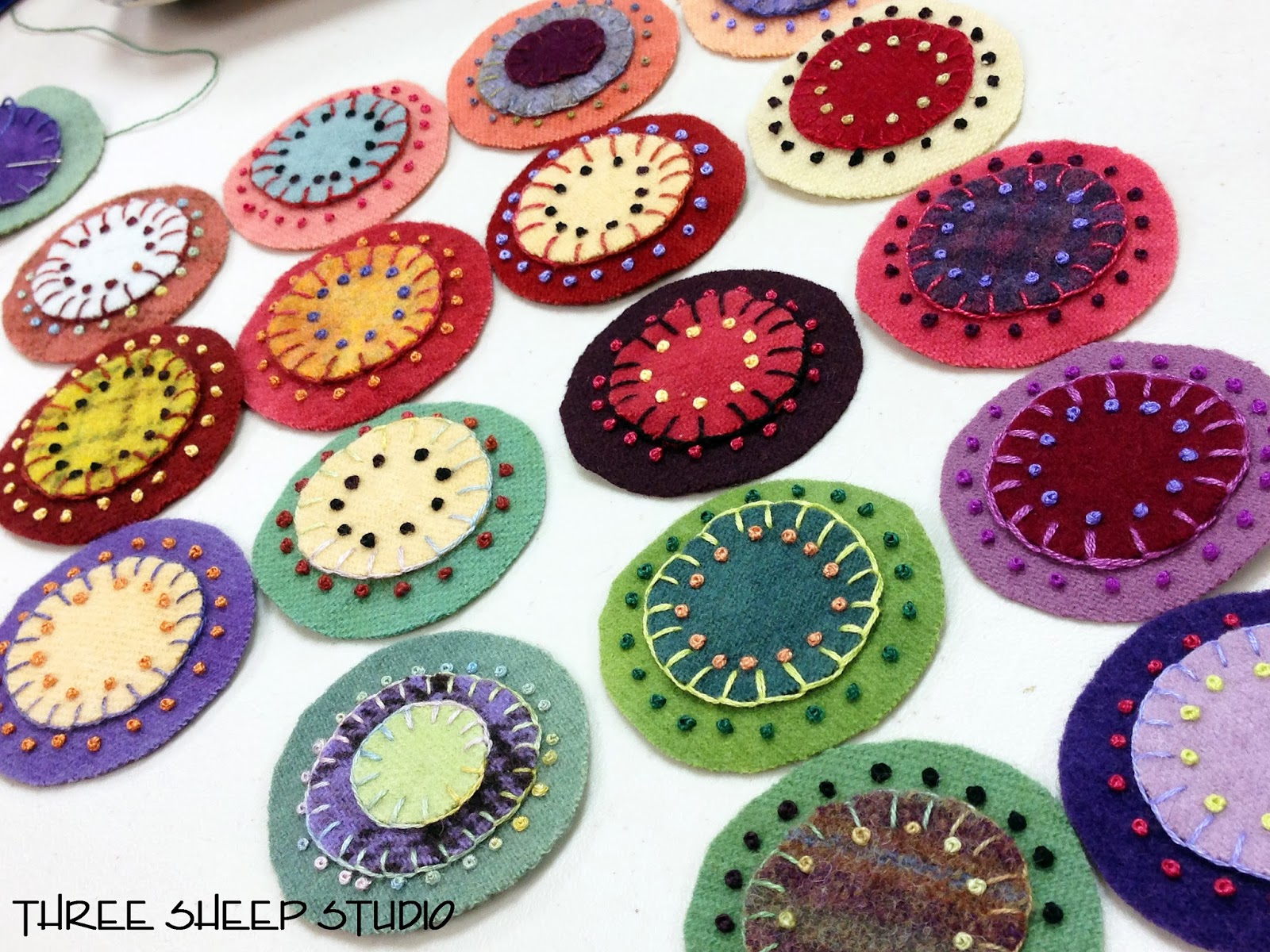 Three Sheep Studio Wool Pennies With Attitude...