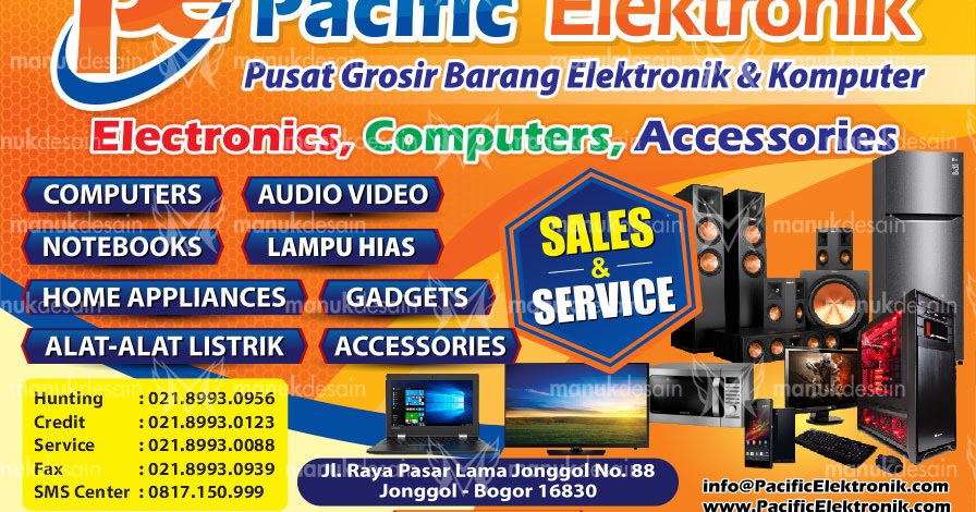 Desain Spanduk Toko Elektronik