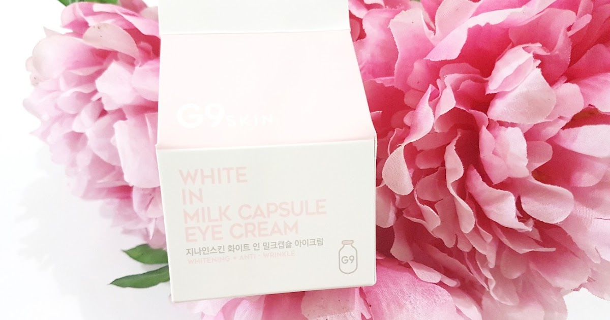 Review G9 Skin White in Milk Capsule Eye Cream The Journey Beauty