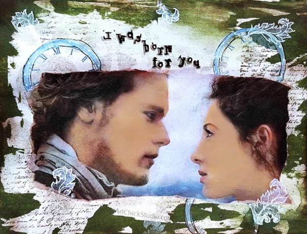 Outlander Art Journal Page | Art Chick Studio