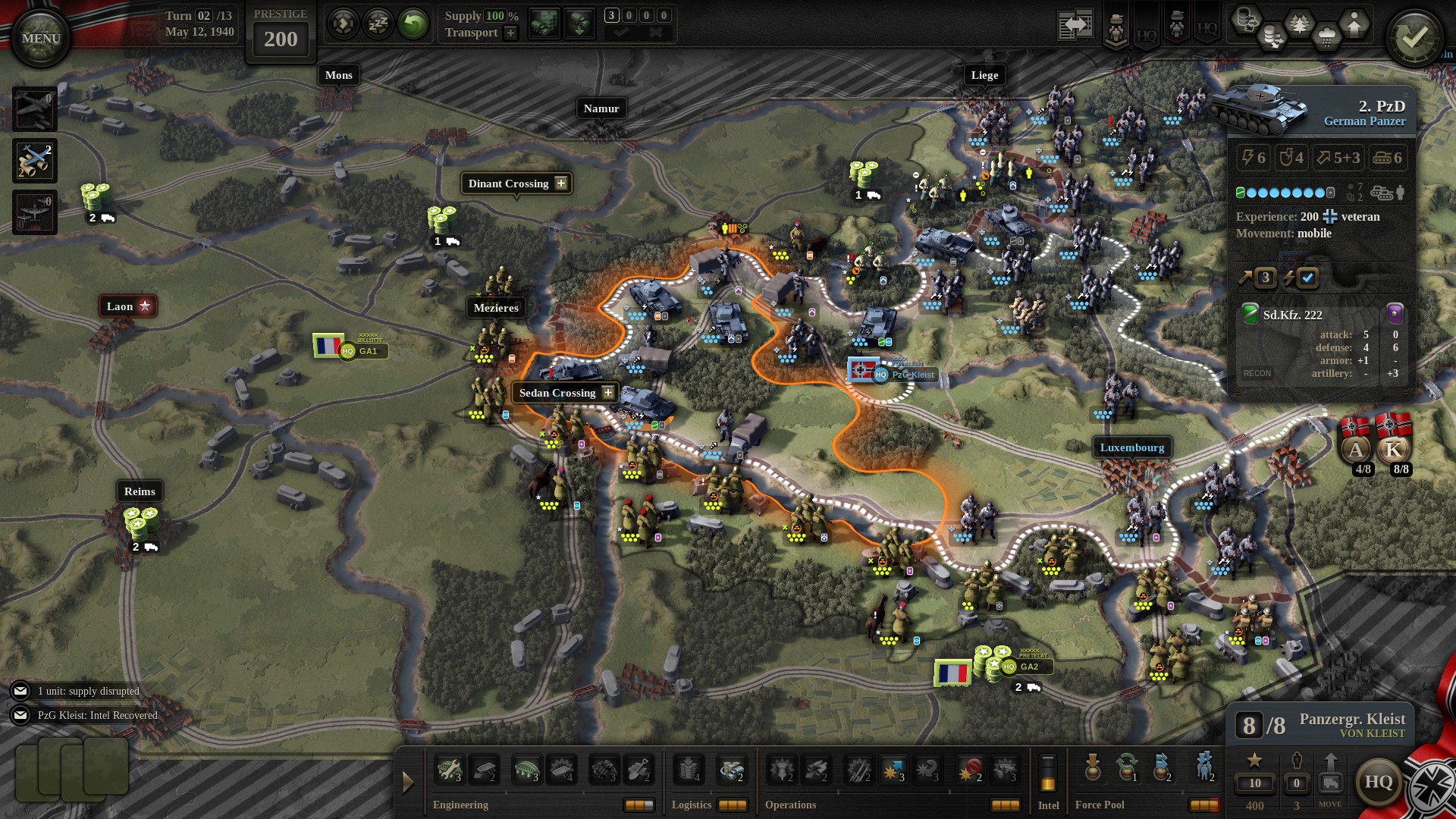 Real and Simulated Wars: Unity of Command II Teaches You Operational Art