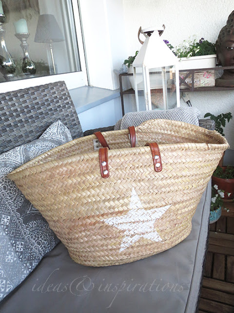 DIY Ibiza Korbtaschen selber gestalten * selmade basket bag