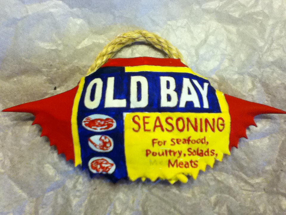 The Old Bay crab shell