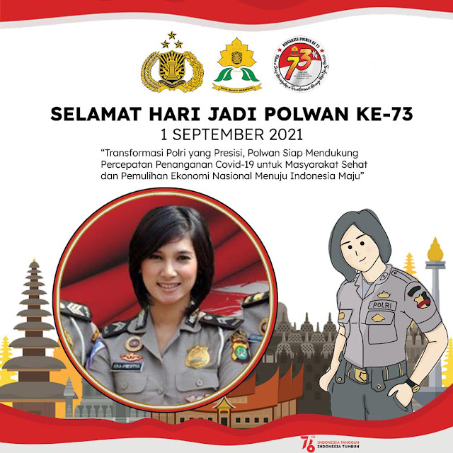 Link Twibbon HUT Polwan Ke 73 Tahun 2021 Terbaru