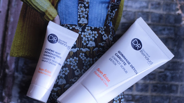 Dr Renaud skincare, Dr Renaud carrot scrub review, Dr Renaud carrot glowing complexion kit review, 
