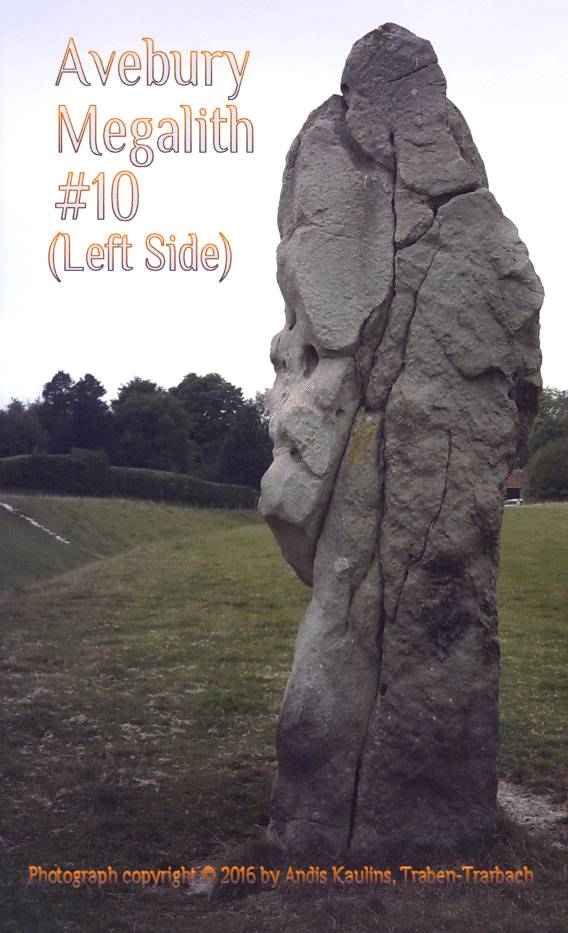 Avebury Stone #10 Left Side Photo by Andis Kaulins