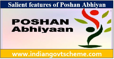 Salient features of Poshan Abhiyan