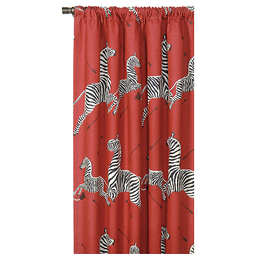 Back To A Scalamandré The Red Zebra Runs Again