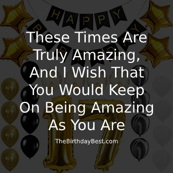 17th Birthday Wishes