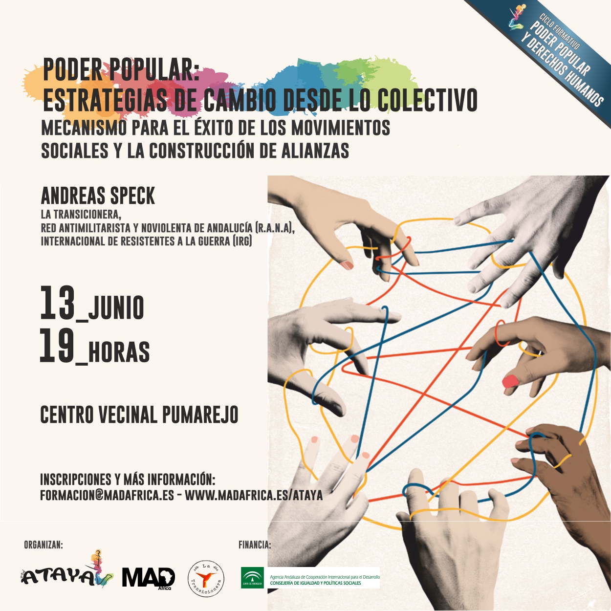 TALLER PODER POPULAR: ESTRATEGIAS DE CAMBIO DESDE LO COLECTIVO