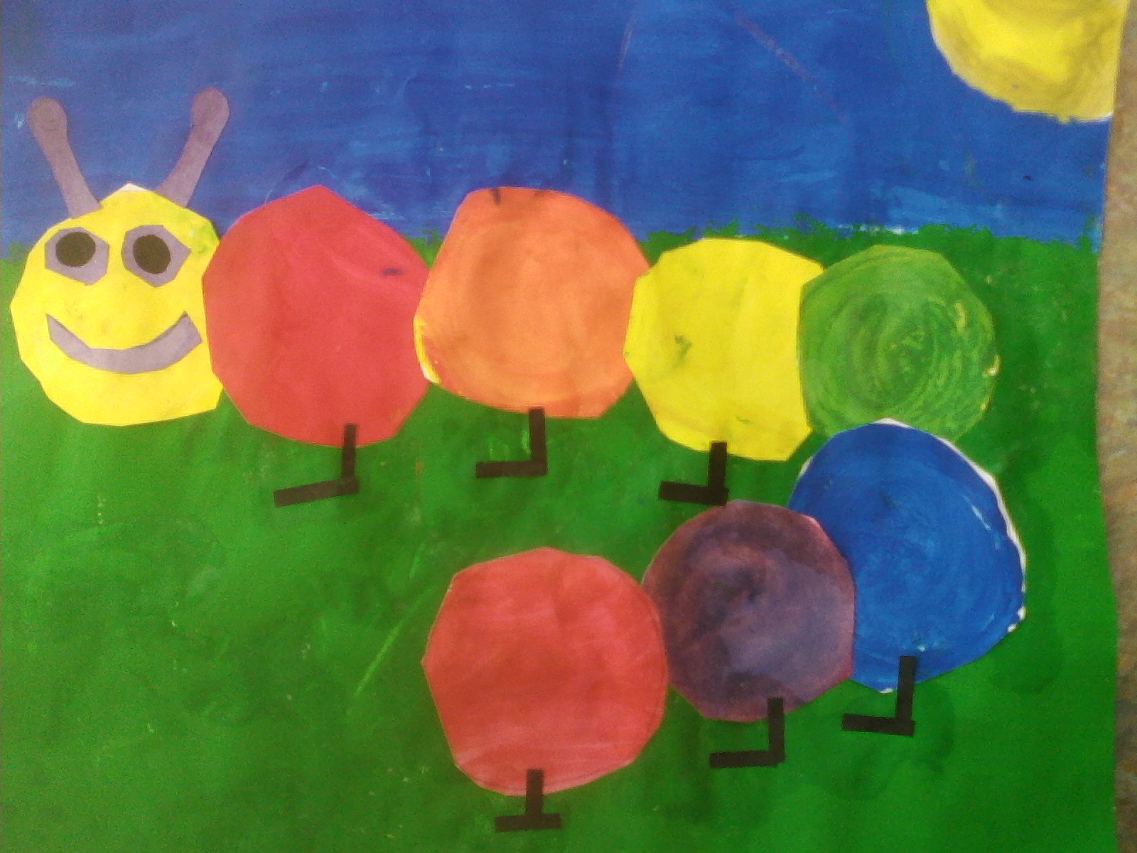 Cassie's Corner: Color Wheel Caterpillar - Kindergarten