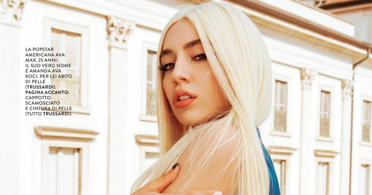 Ava Max Featured For Grazia Magazine - Italy November 2019