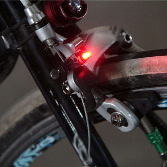 Led red light for waterproof bike 