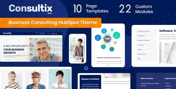 Best Business Consulting HubSpot Theme