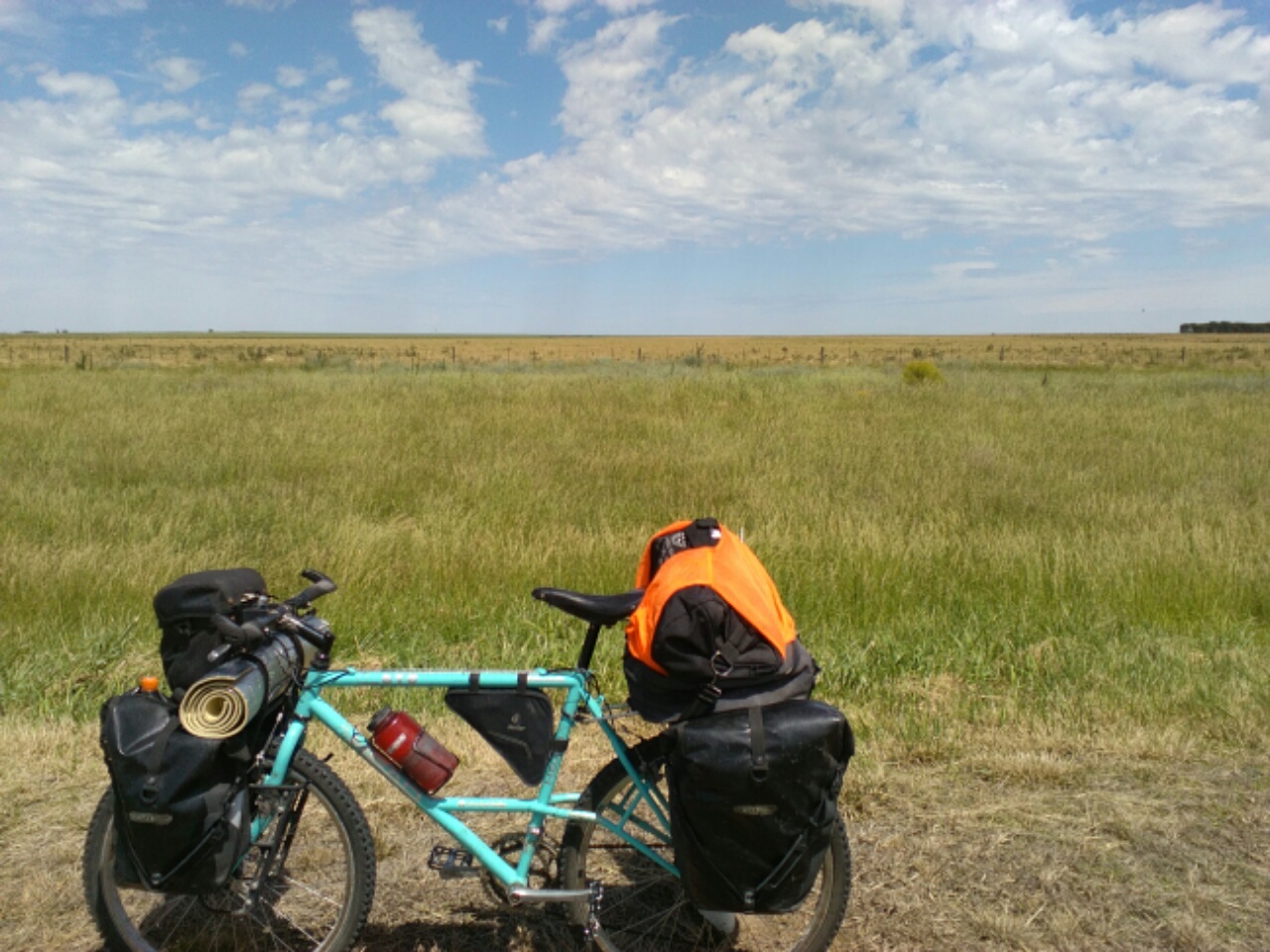 元 自転車世界一周 犀の角 529 532日目 アルゼンチン Santa Rosa サンタロサ へ 真っ直ぐ南へ400km